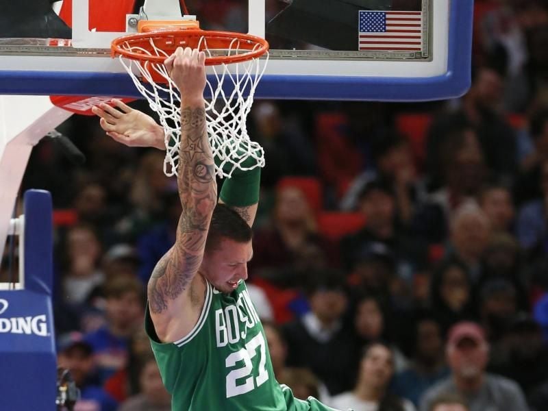 Daniel Theis spielt in der NBA für die Boston Celtics. Foto: Duane Burleson/AP