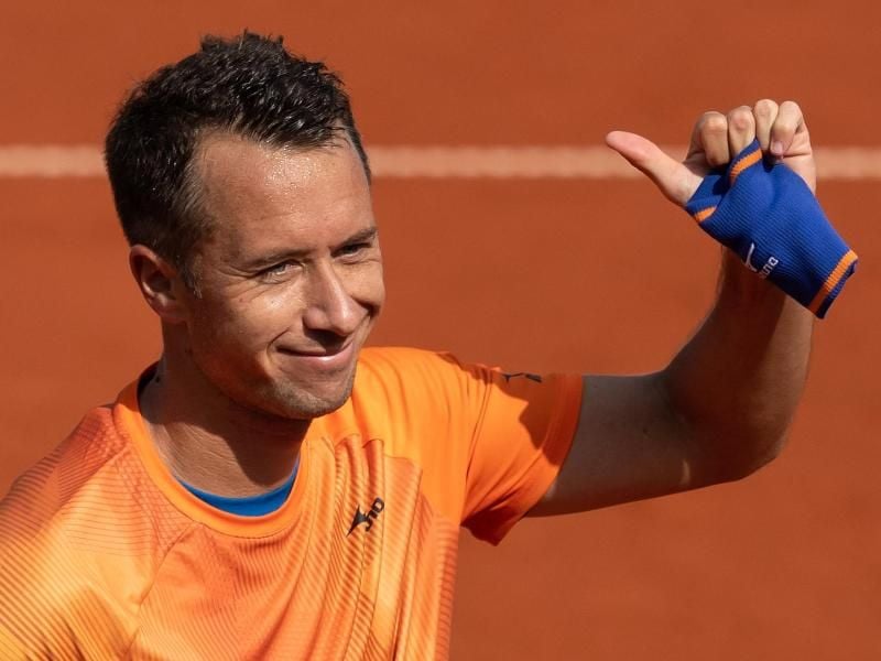 Philipp Kohlschreiber wird in Hamburg aufschlagen. Foto: Sven Hoppe