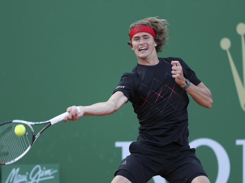 Mühte sich in Monte Carlo zum Sieg gegen Jan-Lennard Struff: Alexander Zverev. Foto: Nicolas Marie