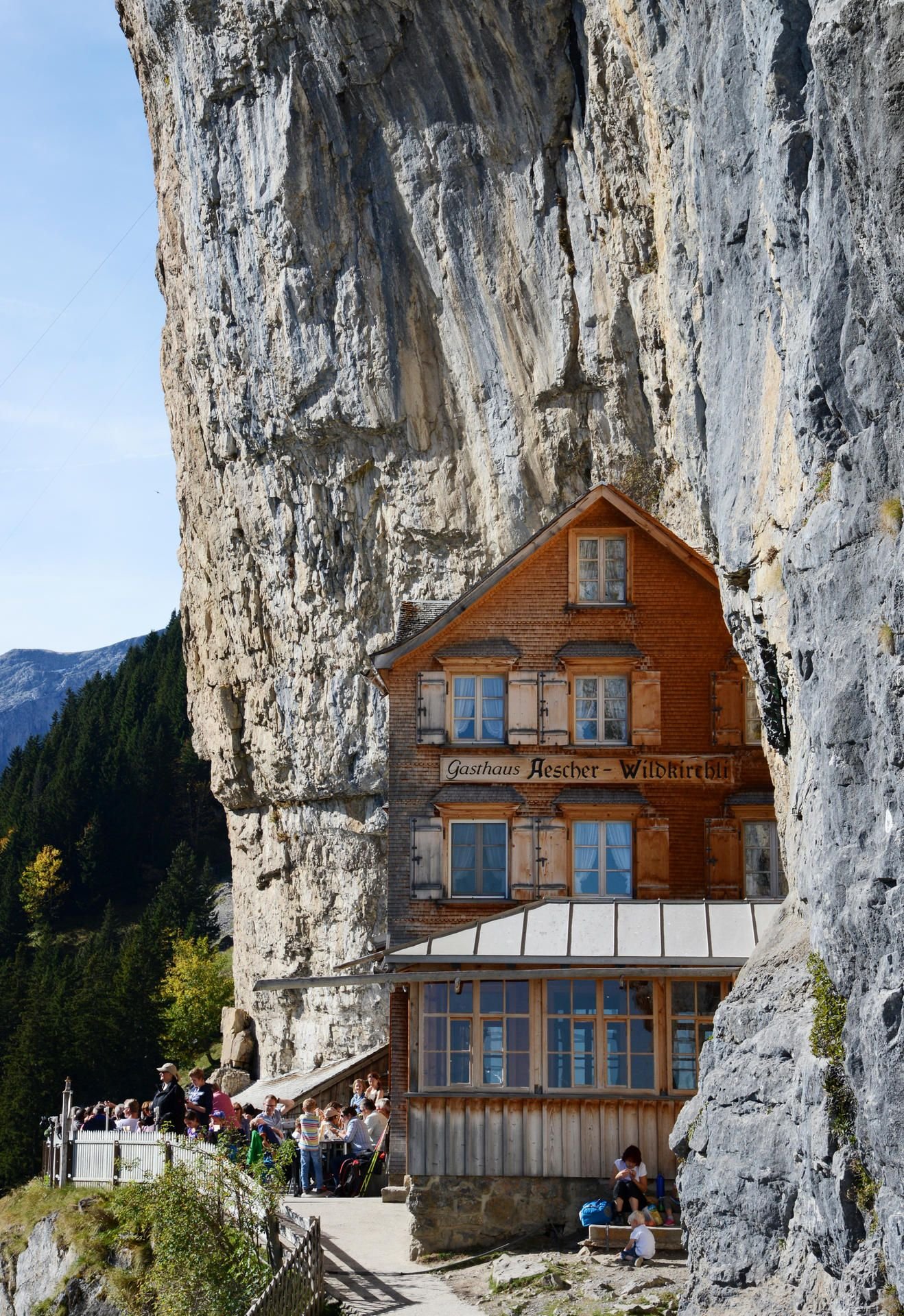 Das Gasthaus Aescher in der Schweiz