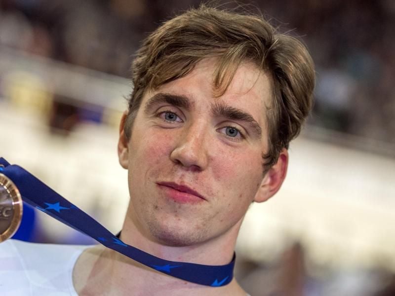 Hat bei den deutschen Meisterschaften im Bahnradsport den Titel im Scratch-Rennen gewonnen: Maximilian Beyer. Foto: Jens Büttner
