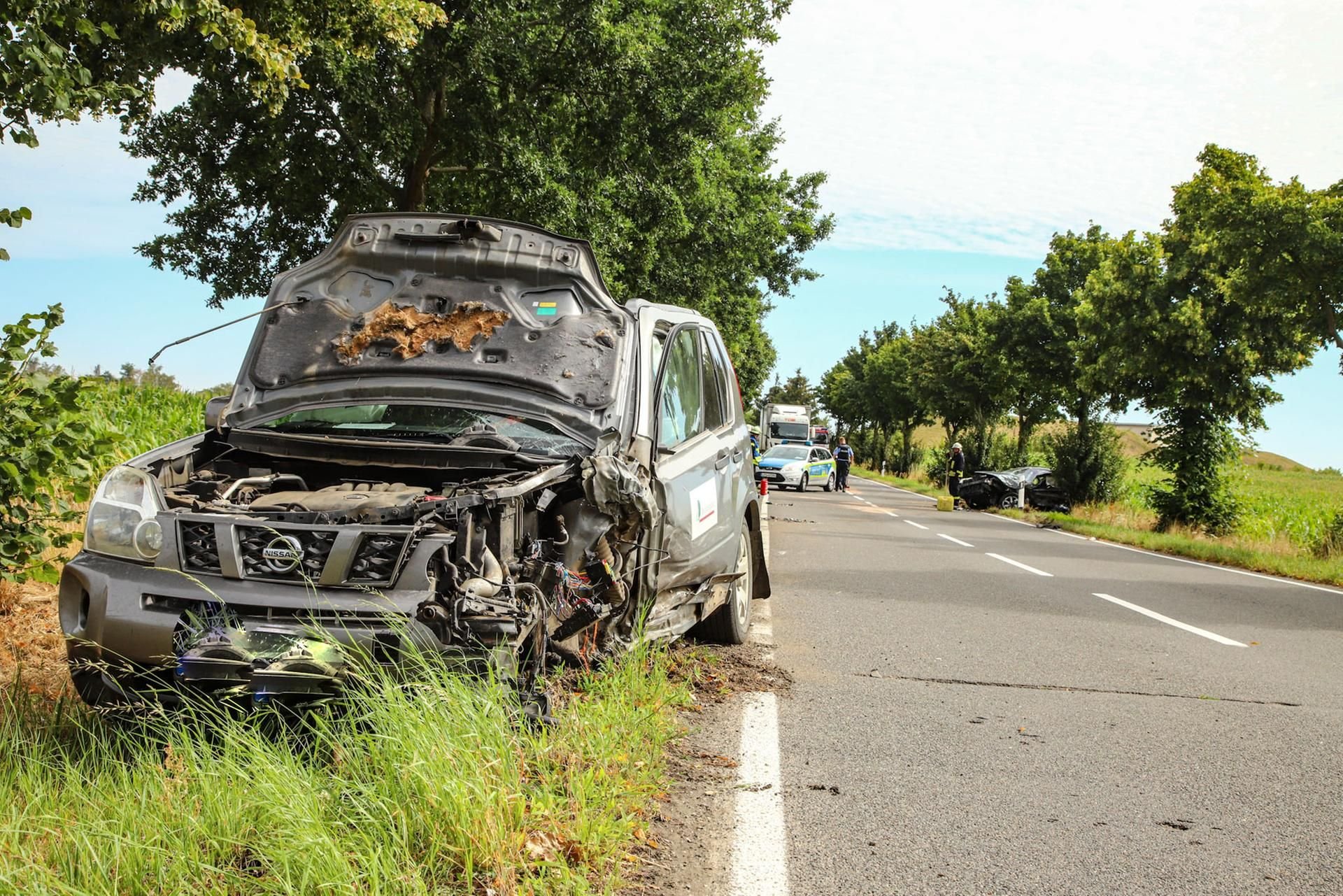 Unfall zwischen Söllichau und Korgau