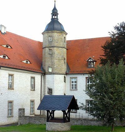 Schloss Wiederstedt, Amtssitz des ersten Landrates des Gebirgskreises, von Hardenberg.