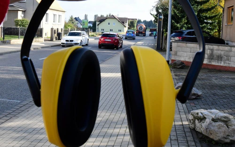 Eine Möglichkeit des Lärmschutzes. Aber die Anwohner der Selauer Straße in Borau wünschen sich andere Varianten.