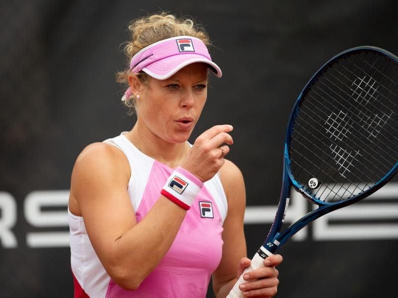 Ist in Palermo dabei: Laura Siegemund. Foto: Marijan Murat/dpa
