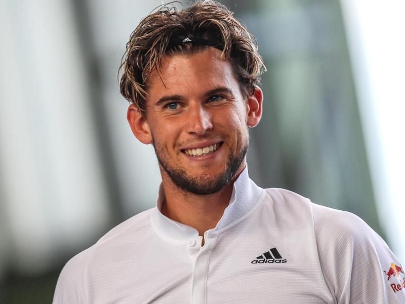 US-Open-Sieger Dominic Thiem sieht Nadal und Djokovic beim Tennis-Turnier in Paris als die Favoriten. Foto: Andreas Gora/dpa/Archivbild