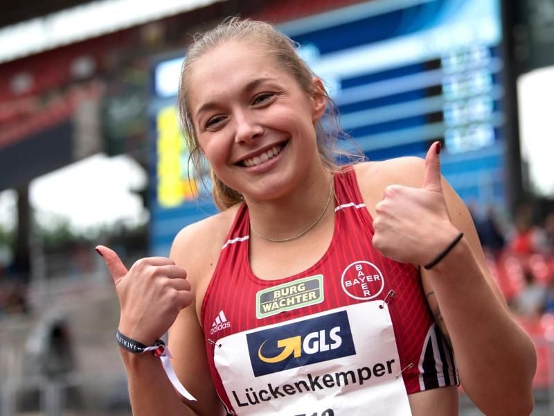 Gina Lückenkemper freut sich auf die Leichtathletik-Europameisterschaft. Foto: Sven Hoppe