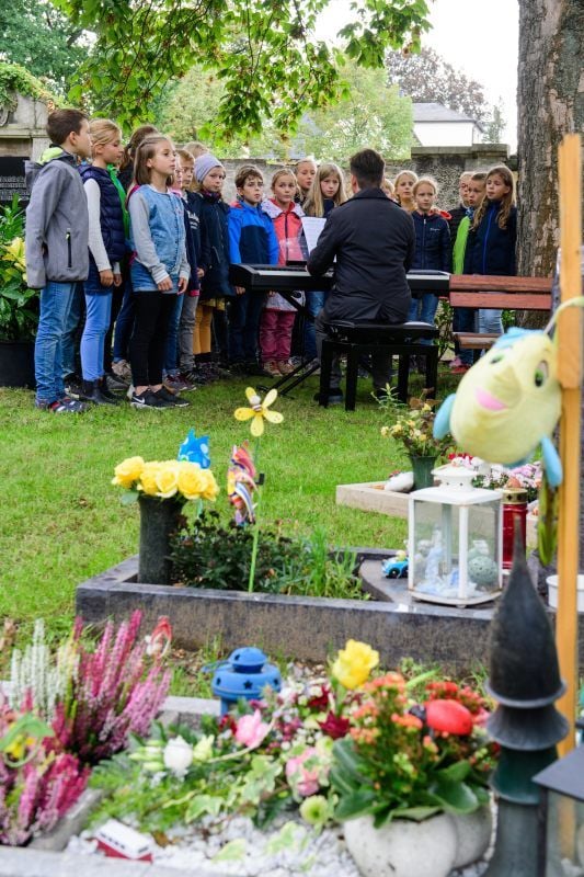 Leise Töne: Kinder des Chores der Domschule Sankt Martin singen unter Leitung von Jan-Martin Drafehn.
