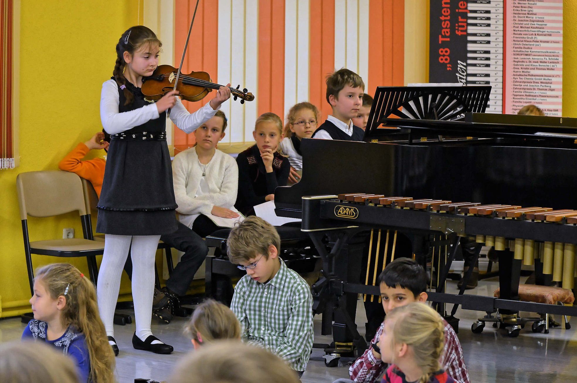 Schüler der Musikschule "Kurt Weill"