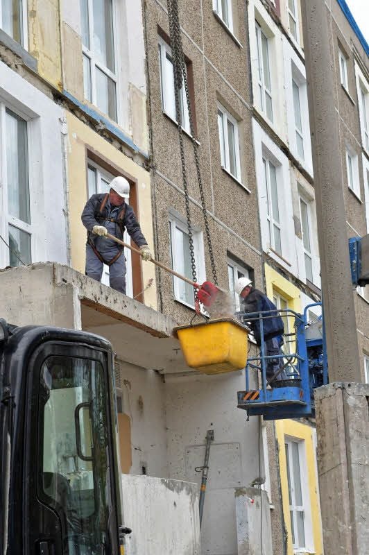 Der Abriss ist mit Lärm und Schmutz verbunden.