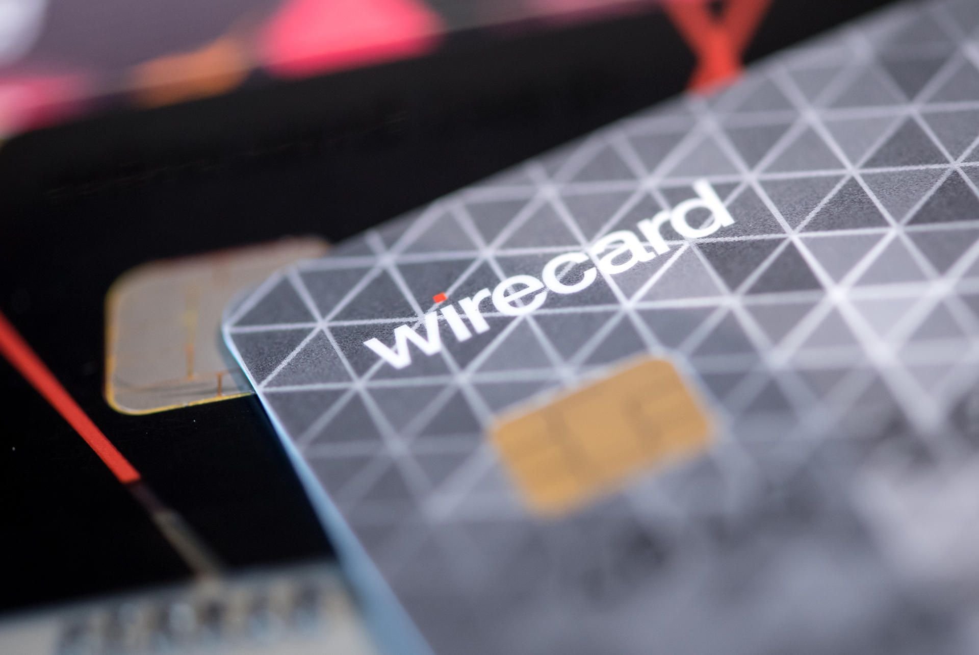 Eine Kreditkarte mit dem Wirecard-Logo