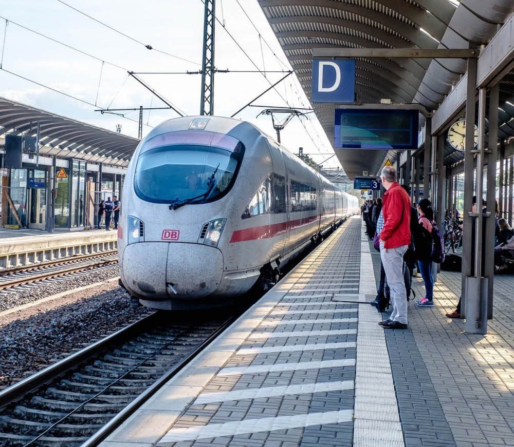 Der ICE macht sich in diesen Wochen rar in Wittenberg - Grund sind Bauarbeiten auf der Nord-Süd-Achse.