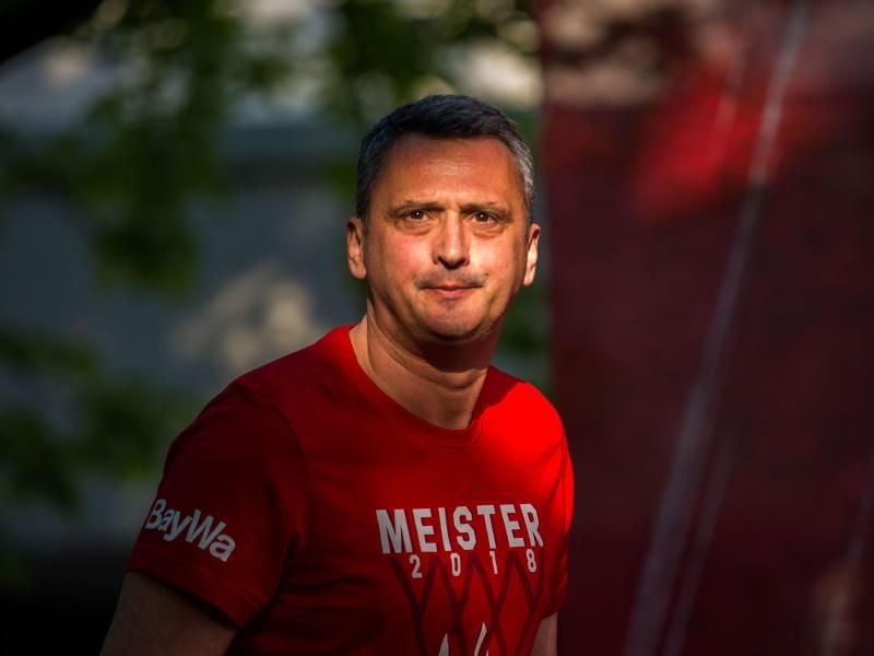 Der Trainer der Basketball-Meister: Bayerns Dejan Radonjic. Foto: Lino Mirgeler