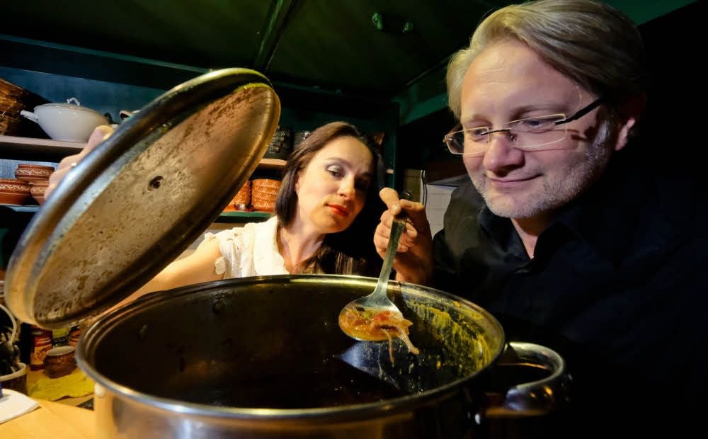 Liebe geht durch den Magen: Oksana und Sven Michalski.