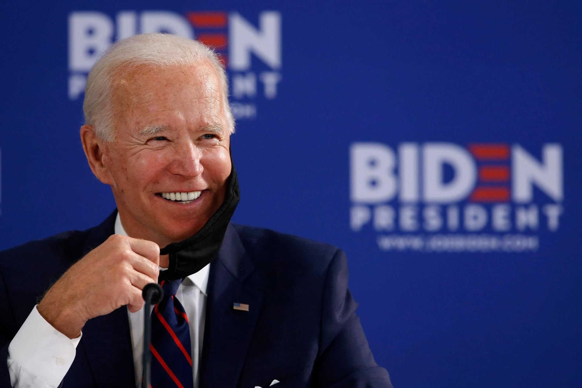 Joseph R. Biden Jr. wird der 46. Präsident der Vereinigten Staaten.