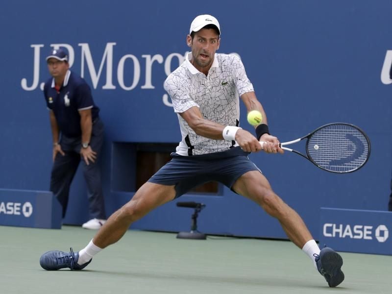 Steht bei den US Open im Viertelfinale: Novak Djokovic. Foto: Carolyn Kaster/AP