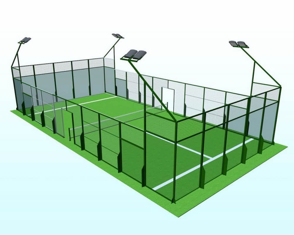 So etwa würde die erwünschte Padeltennis-Anlage aussehen.