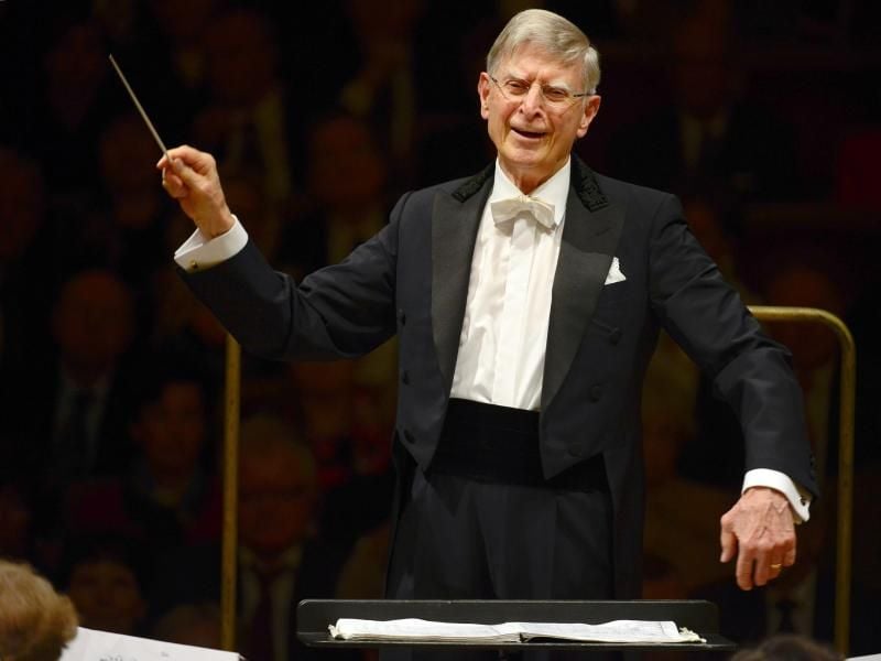 Der schwedische Dirigent Herbert Blomstedt. Foto: Matthias Creutziger/Archiv