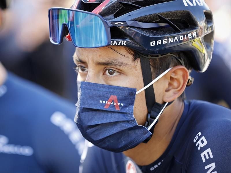 Wird erst 2021 wieder Rennen fahren: Der Kolumbianer Egan Bernal. Foto: -/pool BELGA/dpa