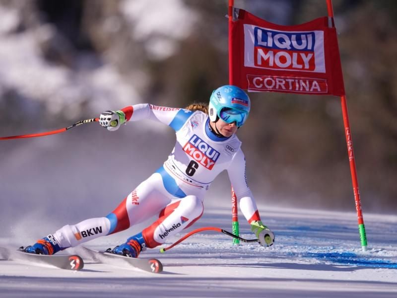Die alpine Ski-WM 2021 findet in Cortina d'Ampezzo statt. Foto: Domenico Stinellis/AP/dpa