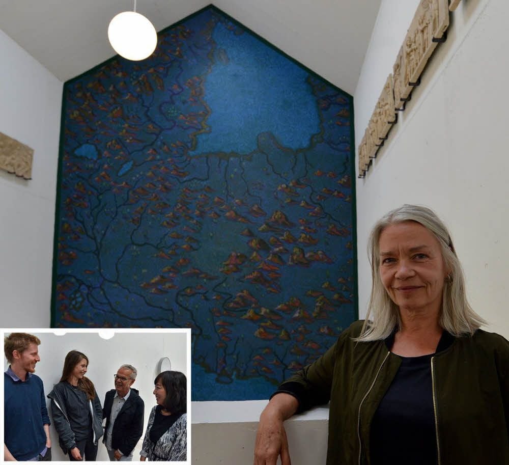 Ryan Daffurn, Katharina Volkmer, Akos Birkas und Aika Furukawa (von links) werden in den nächsten Wochen in und für Aschersleben künstlerisch arbeiten.