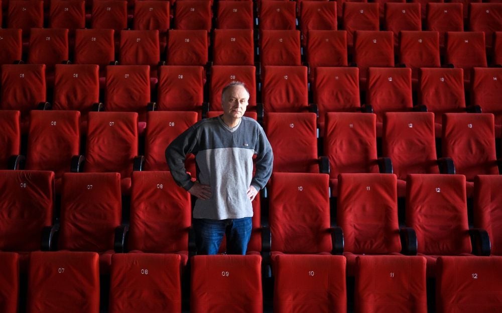 Bald nicht mehr allein im Kino: Luchskino-Chef Wolfgang Burkart