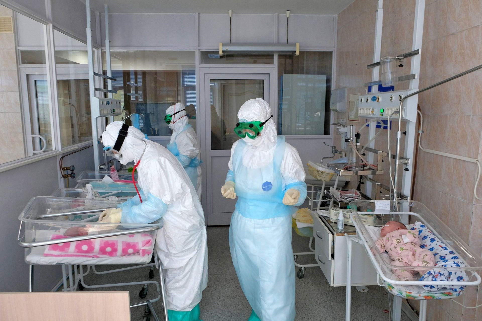 In Russland ist ein ein Baby mit Coronavirus auf die Welt gekommen.