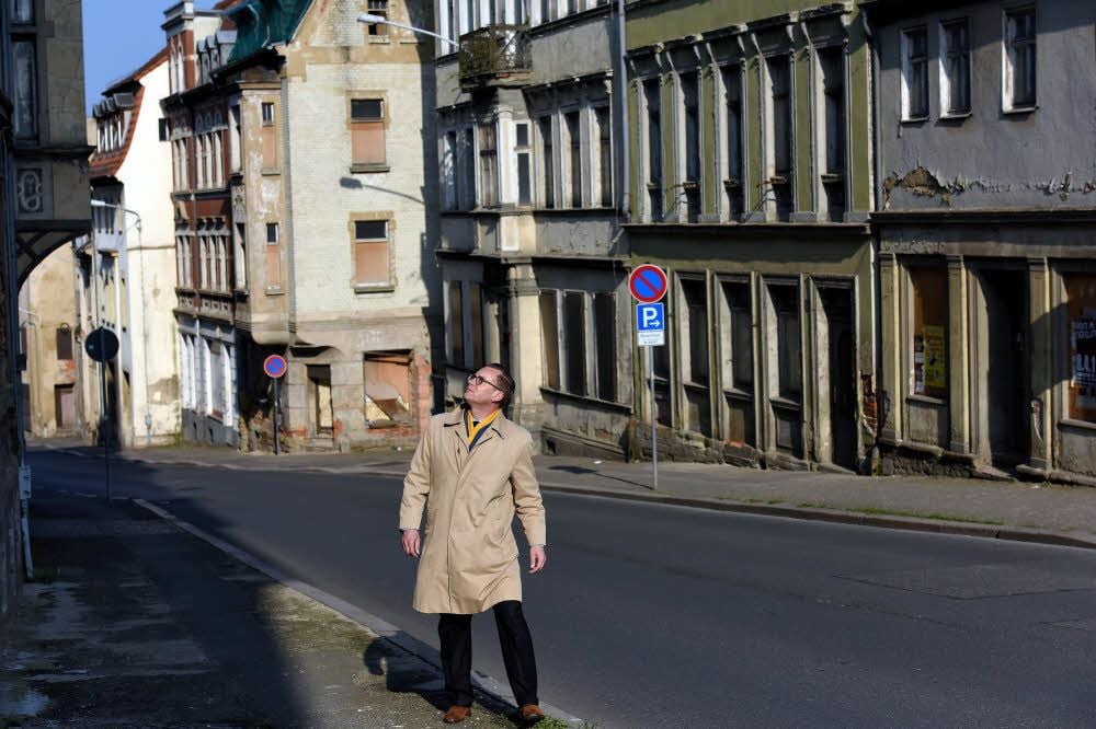 Die Rahnestraße in Zeitz verfällt immer weiter. Oberbürgermeister Christian Thieme hat es zur Chefsache erklärt und arbeitet an einem Konzept.