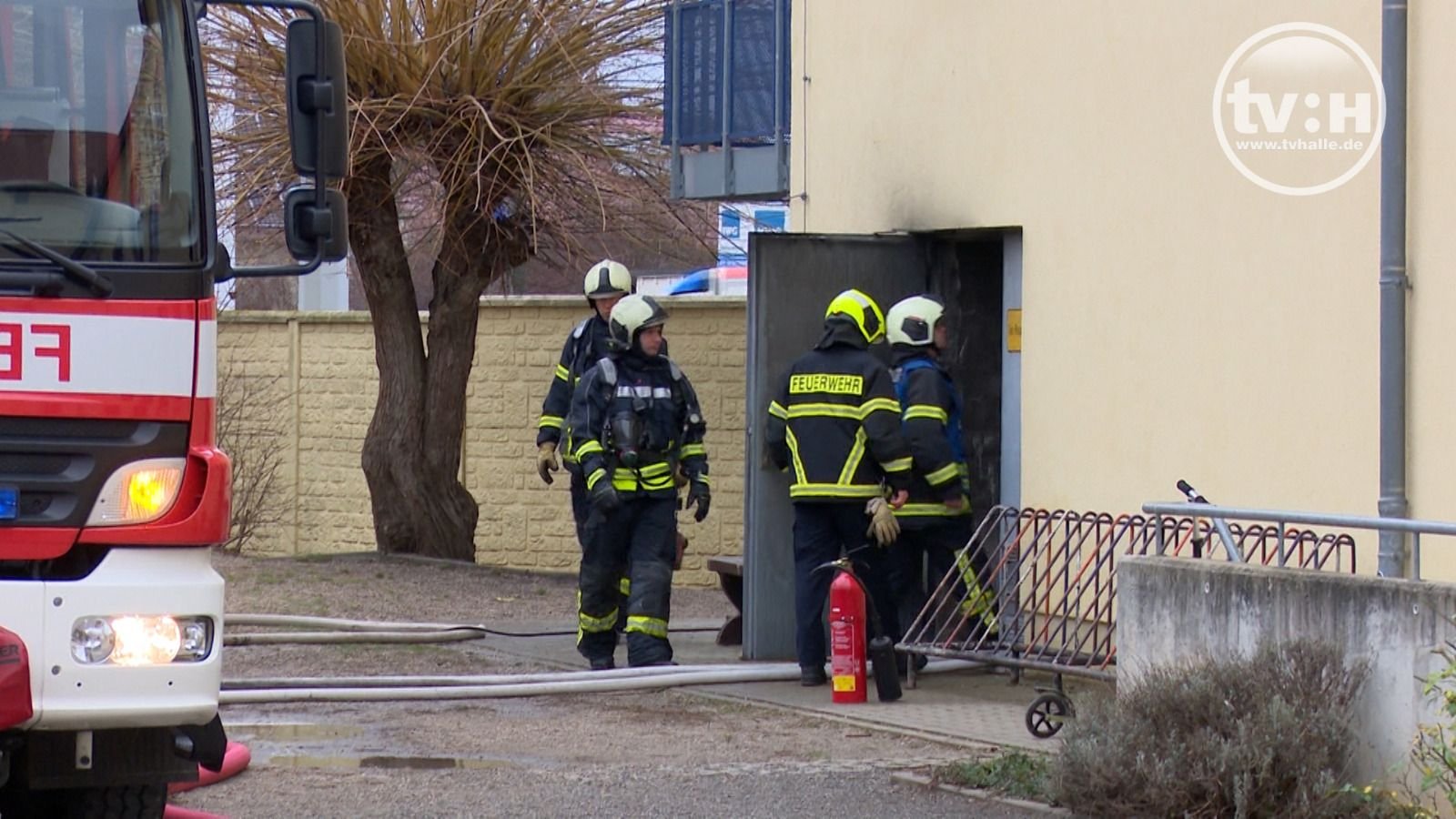 Feuerwehreinsatz an der Grundschule Büschdorf