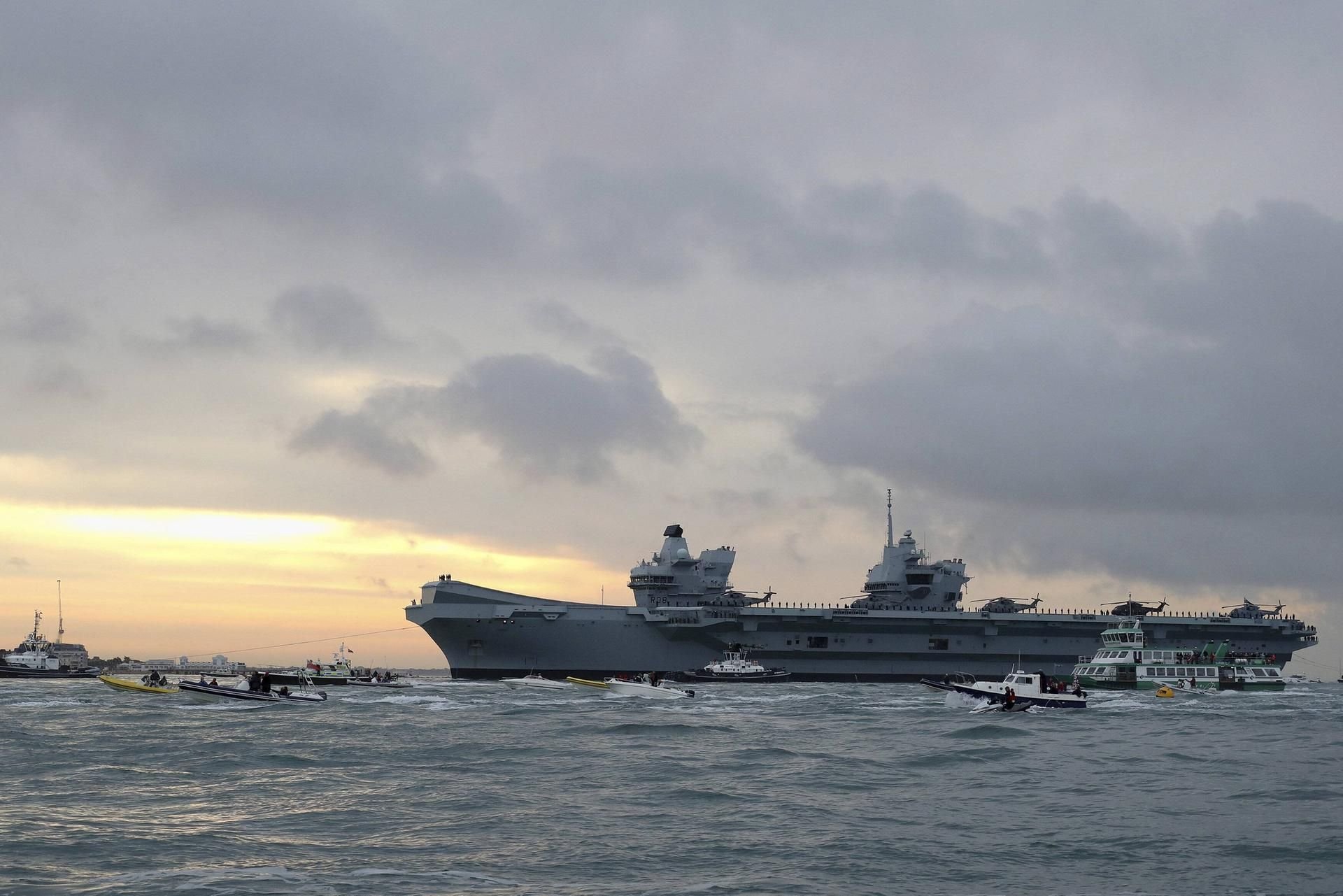 Ein Kriegsschiff der britischen Marine (Symbolbild).