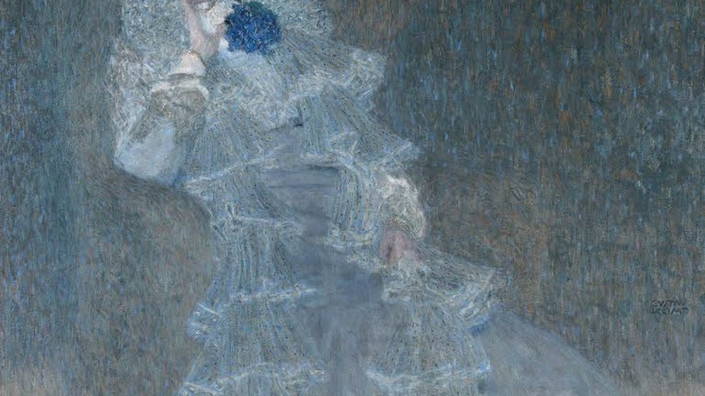 Gustav Klimt 、MARIE HENNEBERG STEHEND（Kunstmuseum Halle