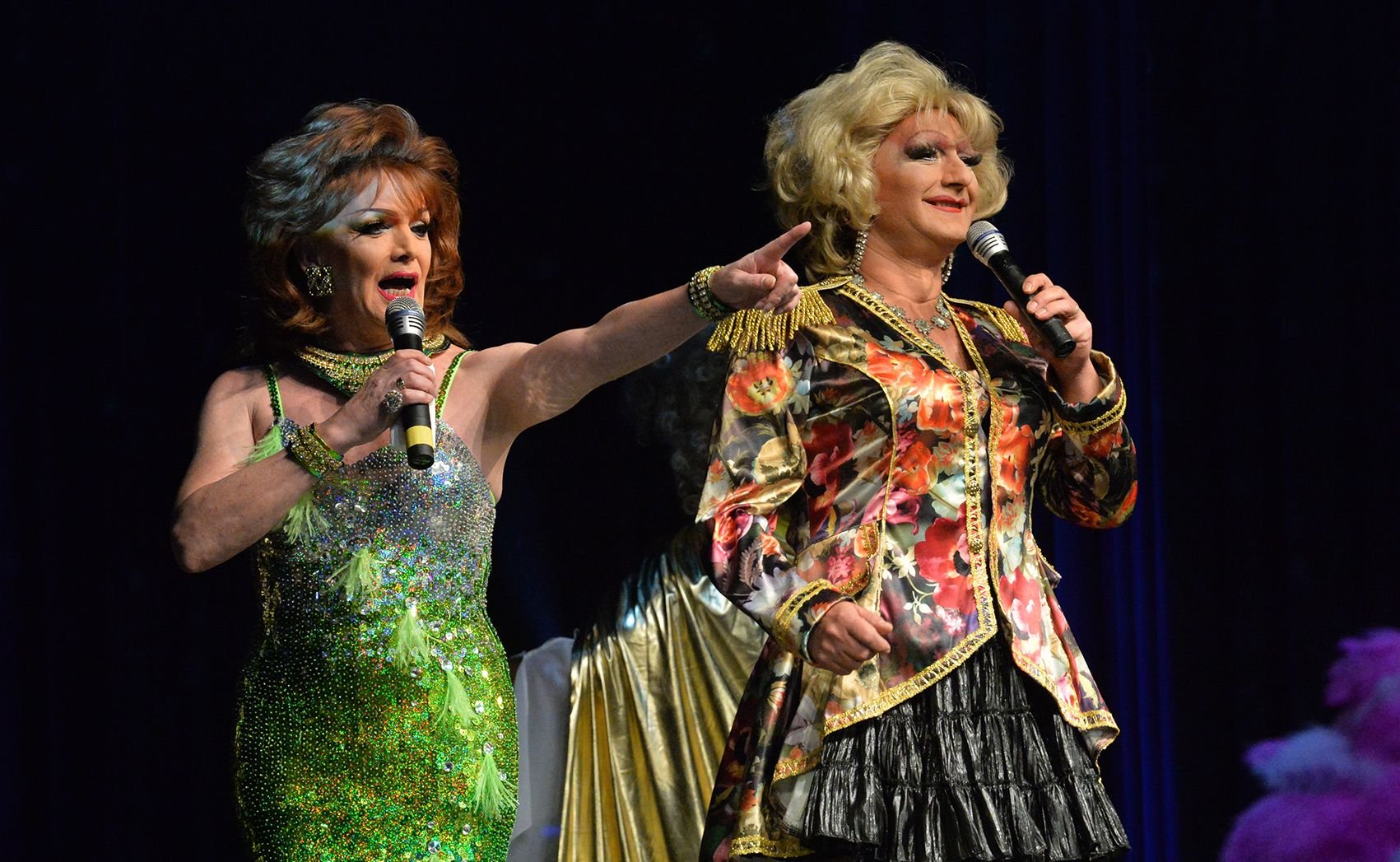 Marcel Bijou (l.) und Frl. Luise lieferten eine tolle Show.