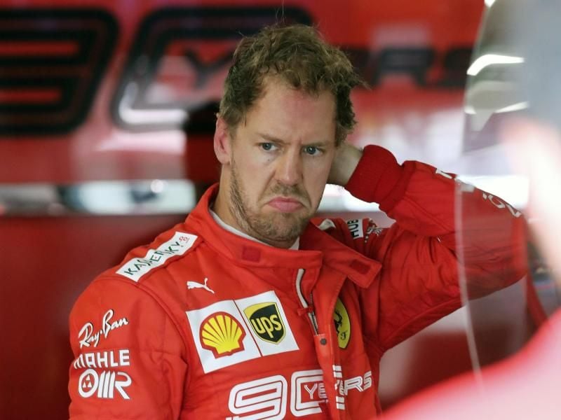 Ferrari-Star Sebastian Vettel wurde in Kanada mit einer Fünf-Sekunde-Strafe belegt. Foto: Tom Boland/The Canadian Press/AP