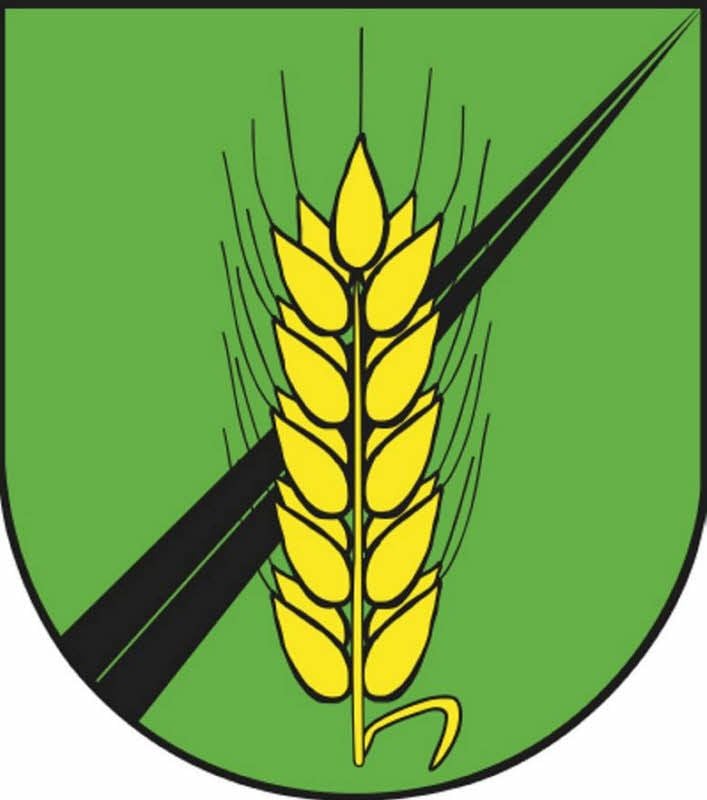 Die Autobahn durchkreuzt das Nemitzer Wappen.