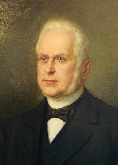 Ernst Albert Naether, um 1890 gemalt von Oskar Michaelis (Ausschnitt)