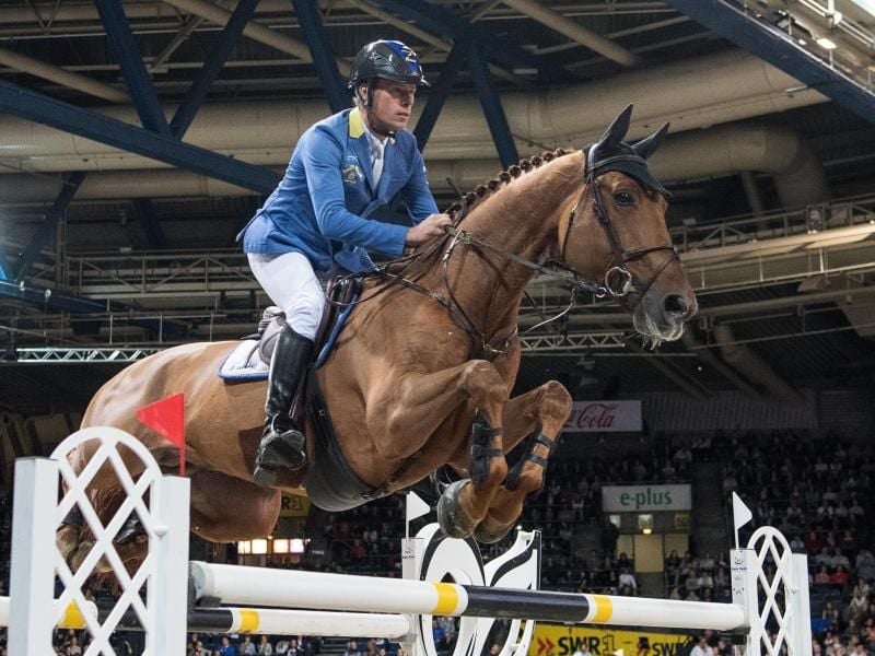 Springreiter Christian Ahlmann ist mit Rang 19 der beste Deutsche im Ranking des Weltverbandes FEI. Foto: Sebastian Gollnow