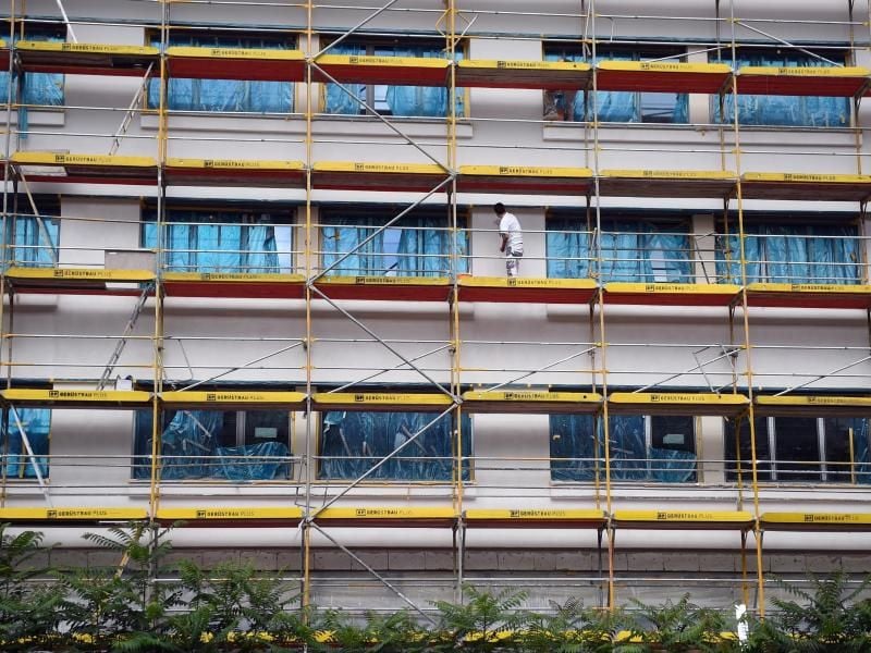 Baugerüste sollten der Hausratversicherung gemeldet werden. Foto: Britta Pedersen