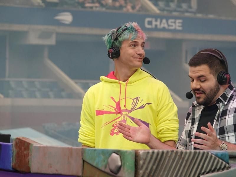 Tyler „Ninja” Blevins (l) wechselt von der Streaming-Plattform Twitch zum Konkurrenten Mixer. Foto: Benedikt Wenck
