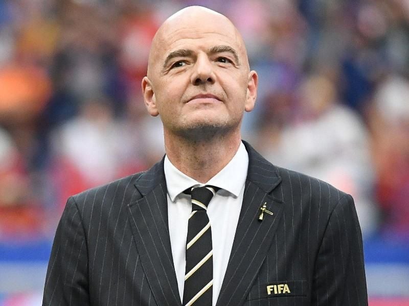 Gianni Infantino, Präsident der FIFA. Foto: Sebastian Gollnow/dpa