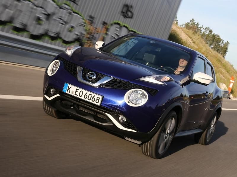 Progressive Größe: Der Nissan Juke mag zwar auf unkonventionelle Formen setzen, doch Experten rühmen seine Qualitäten als Gebrauchtwagen. Foto: Nissan/dpa-tmn