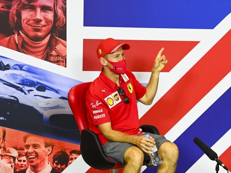 Ob und für wen Sebastian Vettel in der nächsten Saison in der Formel 1 fährt, ist noch unklar. Foto: Mark Sutton/Pool Motorsport Images/AP/dpa