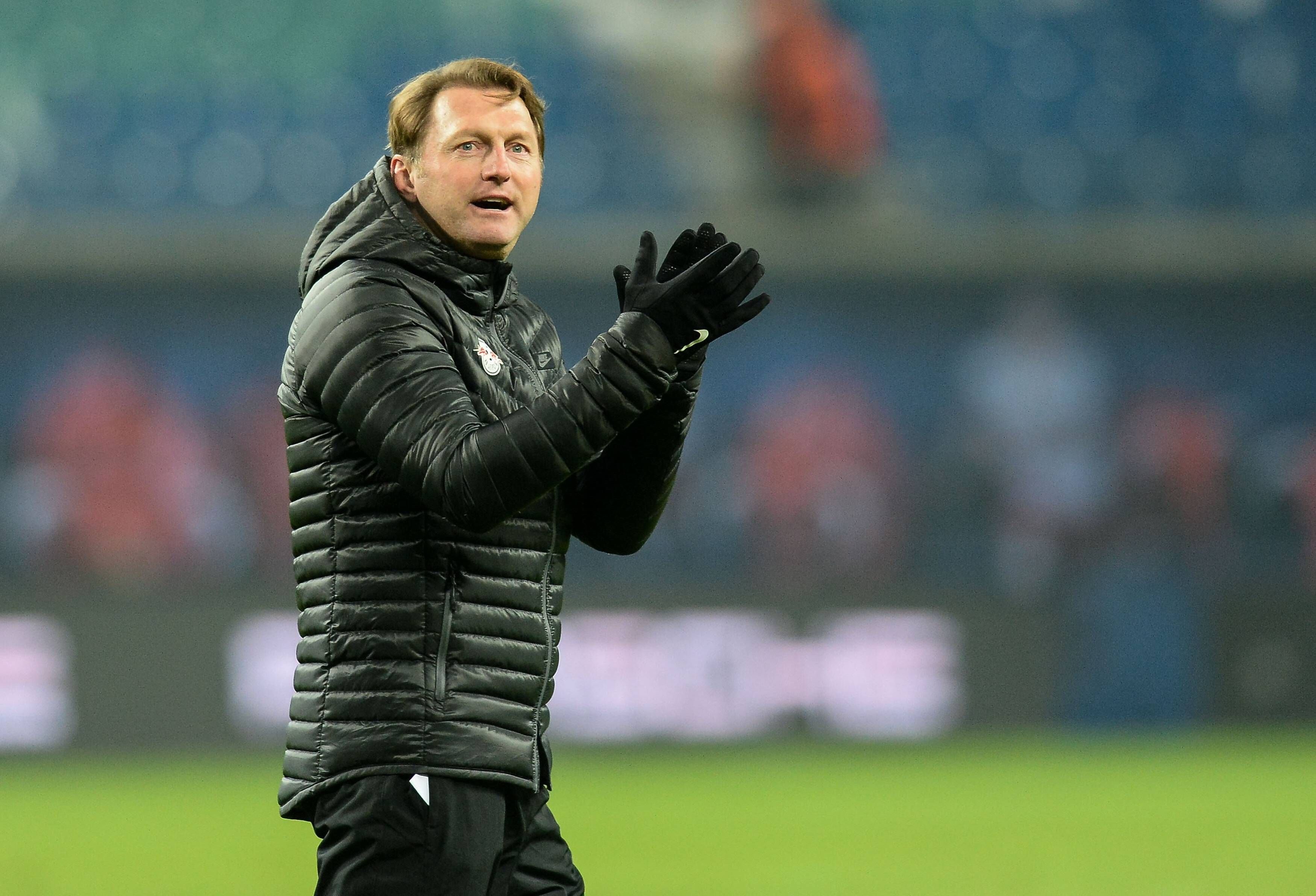 Ralph Hasenhüttl nach dem Sieg gegen Hertha BSC.