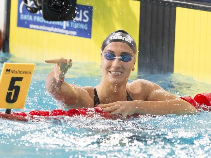 Auch Simona Quadarella soll unter den Infizierten im italienischen Schwimm-Team sein. Foto: Ian Rutherford/PA Wire/dpa