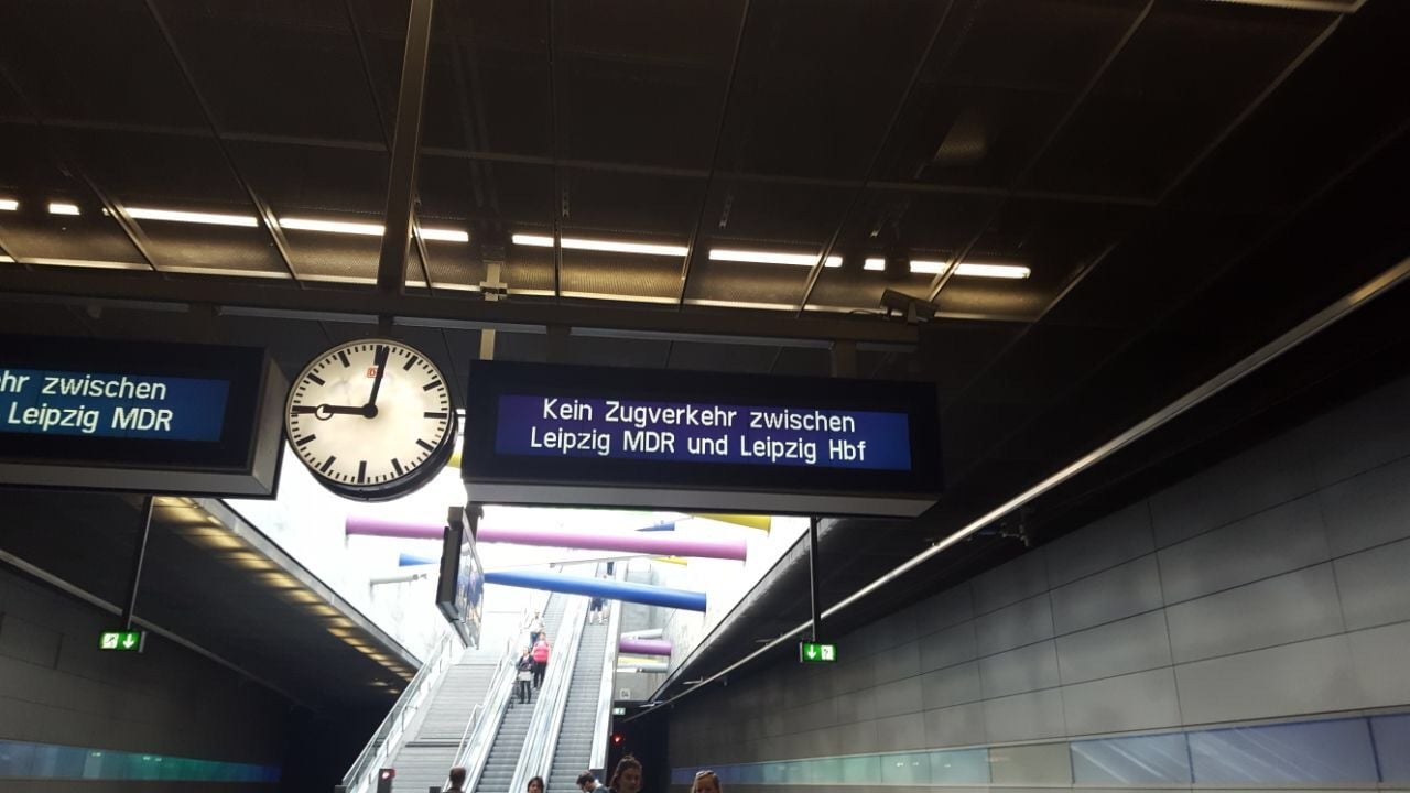 Der City-Tunnel ist derzeit gesperrt.