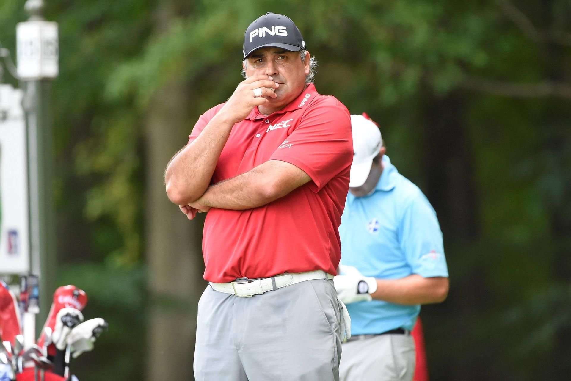 Der argentinische Golfprofi Angel Cabrera, hier 2016 bei einem Turnier.