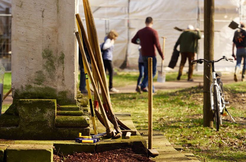 Stillleben im Gartenreich.