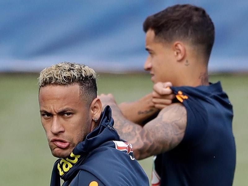 Neymar trainierte wieder mit der brasilianischen Nationalmannschaft. Foto: Andre Penner/AP