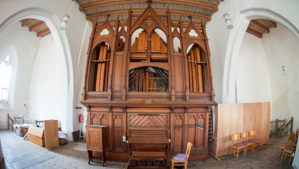 Auch die Orgel in der Löbejüner St.Petri-Kirche wird derzeit instand gesetzt.