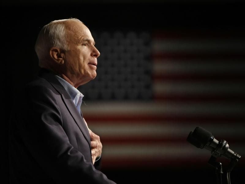 Der prominente republikanische US-Senator John McCain ist am 25.08.2018 im Alter von 81 Jahren gestorben. Foto: Gerald Herbert