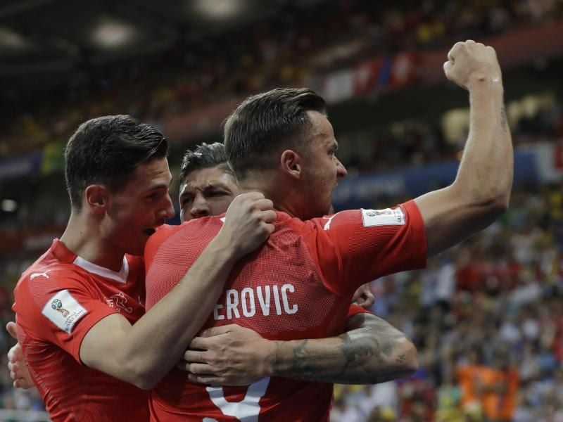 Die Schweizer machten gegen Brasilien ein ganz starkes Spiel. Foto: Themba Hadebe/AP
